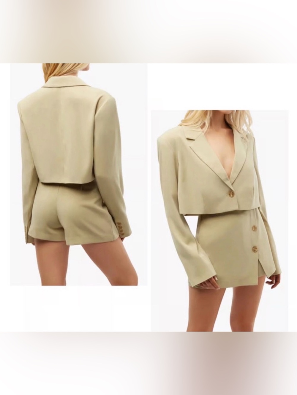 WeWoreWhat Cropped Blazer
